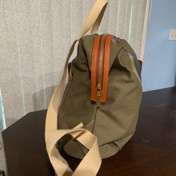 G.i.l.i. GOt It Love it -Army green canvas back pack - Picture 3 of 14